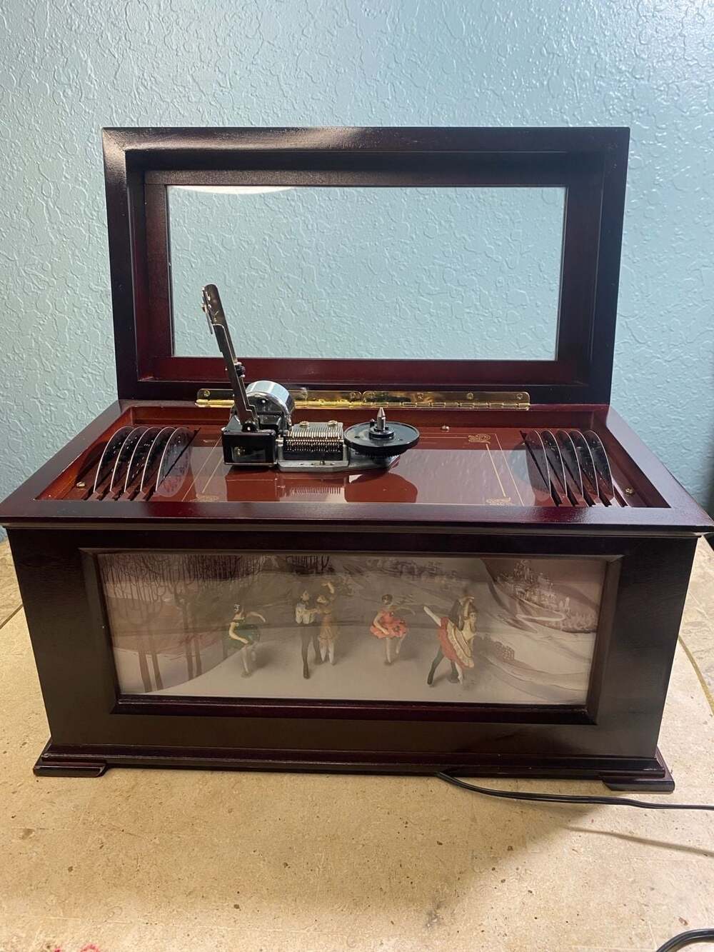 Mr. Christmas Animated Ballet Music Box with Disc Player